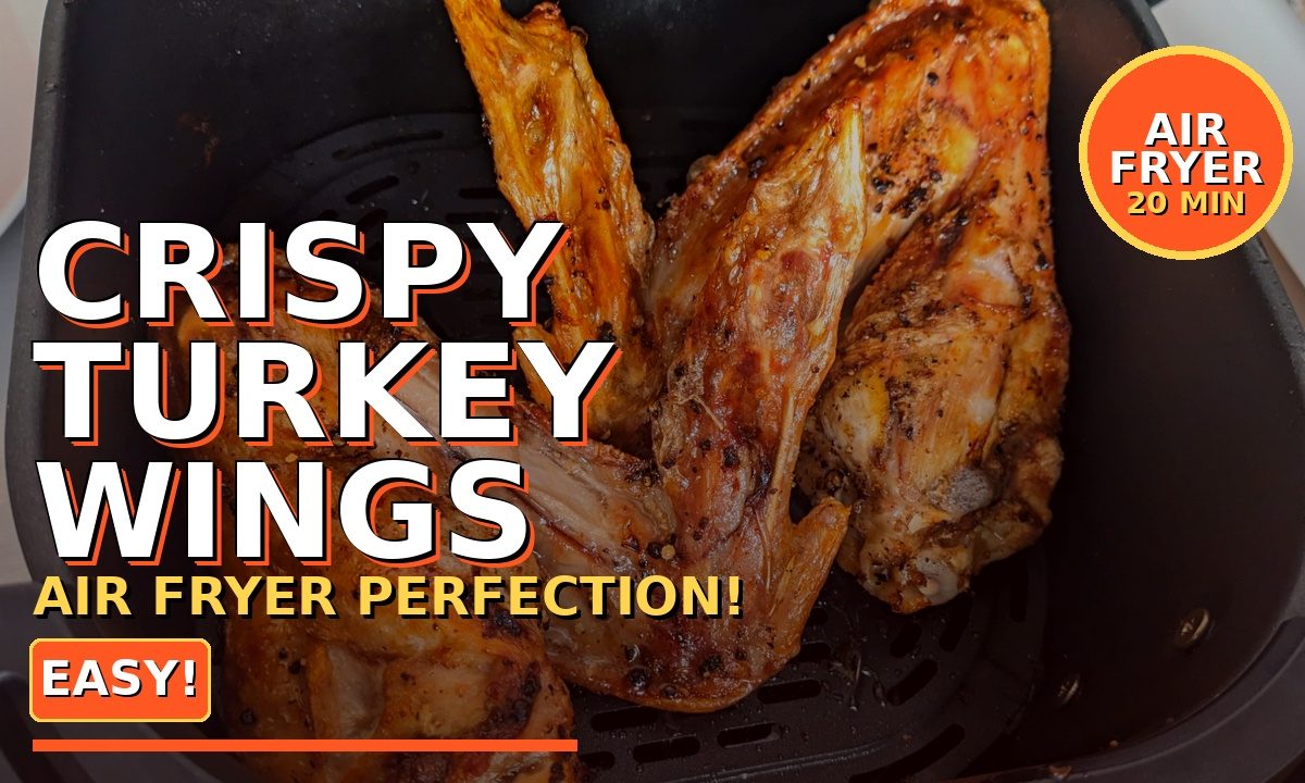 Air Fried Turkey Wings (Philips 2000 Series Airfryer, 4.4 Quart (4.2 l))
